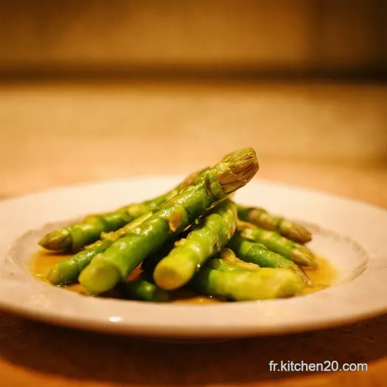 Asperges Vertes Cuisson Parfaite Croquant Et Go&ucirc;t Sublime presentation