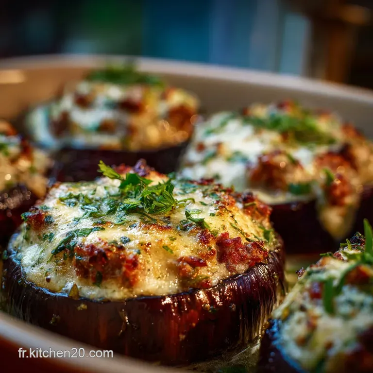 Aubergines Farcies &Agrave; La Viande Hach&eacute;e : Recette Proven&ccedil;ale Fondante Et Juteuse presentation