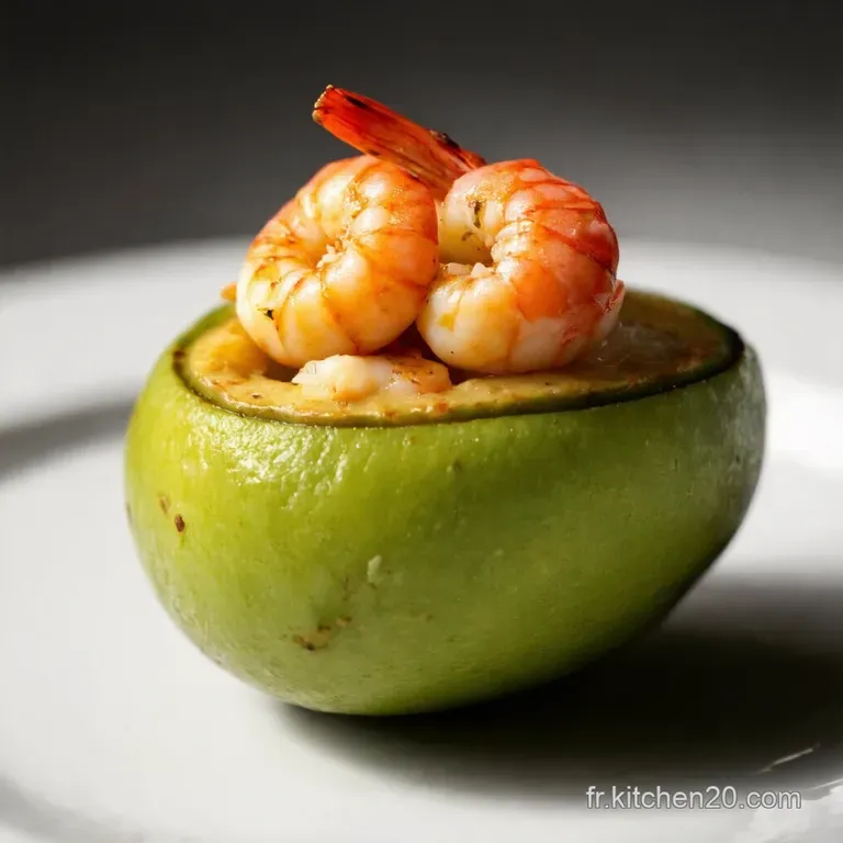 Avocat Farci aux Crevettes Une Fra&icirc;cheur Exotique