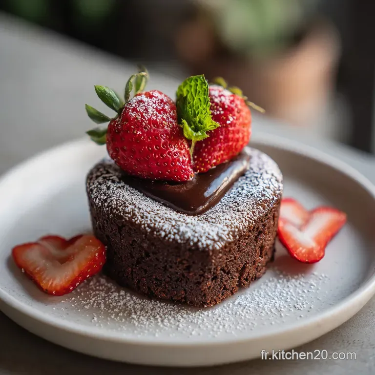 Tiny, frosted cake adorned with candied hearts and sprinkles, presented on a dainty plate. Romantic and visually appealing.