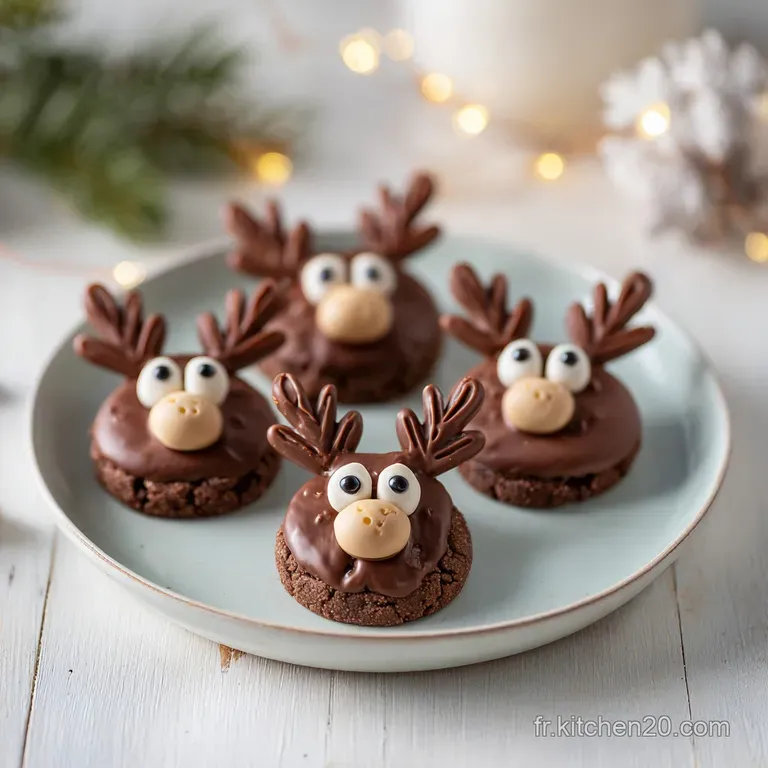 A rustic ceramic plate holds warm chocolate biscuits, with a few broken to reveal soft, crumbly interiors.