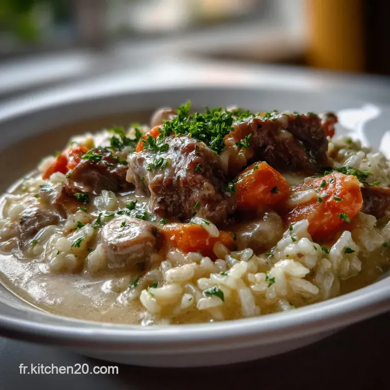 Blanquette De Veau Risotto Recette Veau Facile Ris : Le Mariage Id&eacute;al presentation