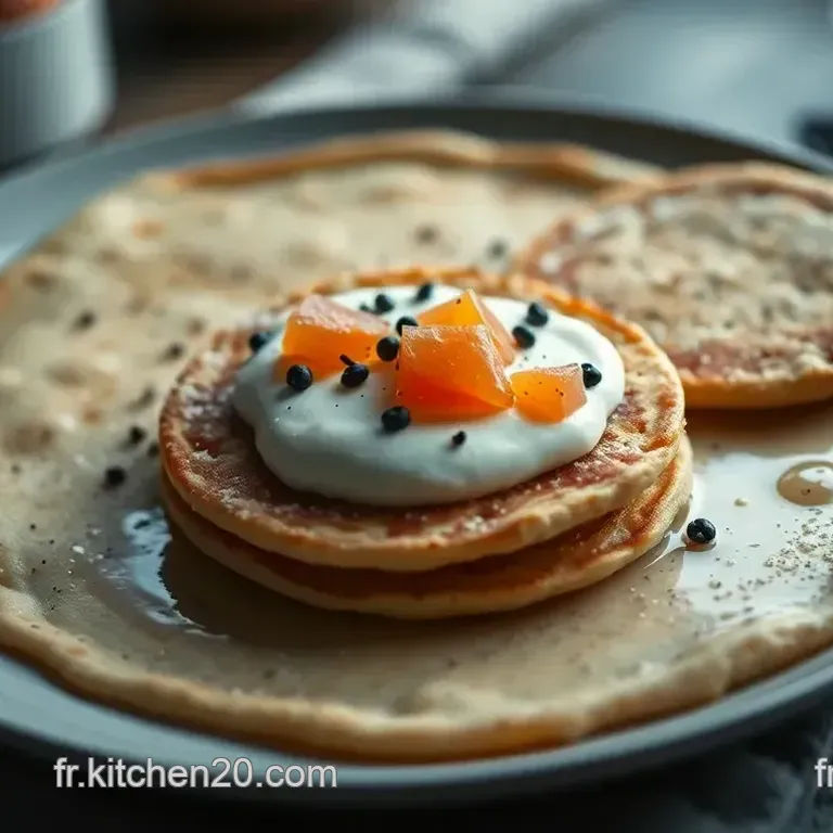 Blinis Parisiens aux Cr&ecirc;pes L&eacute;g&egrave;res et Savoureuses
