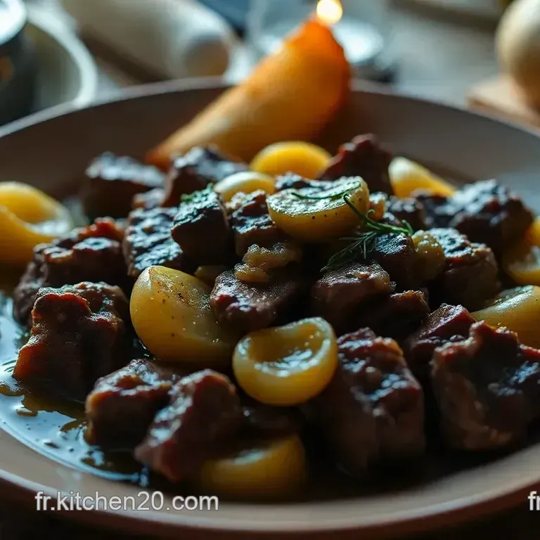 Boeuf aux Oignons Classique : Le Rago&ucirc;t R&eacute;confortant &agrave; la Fran&ccedil;aise