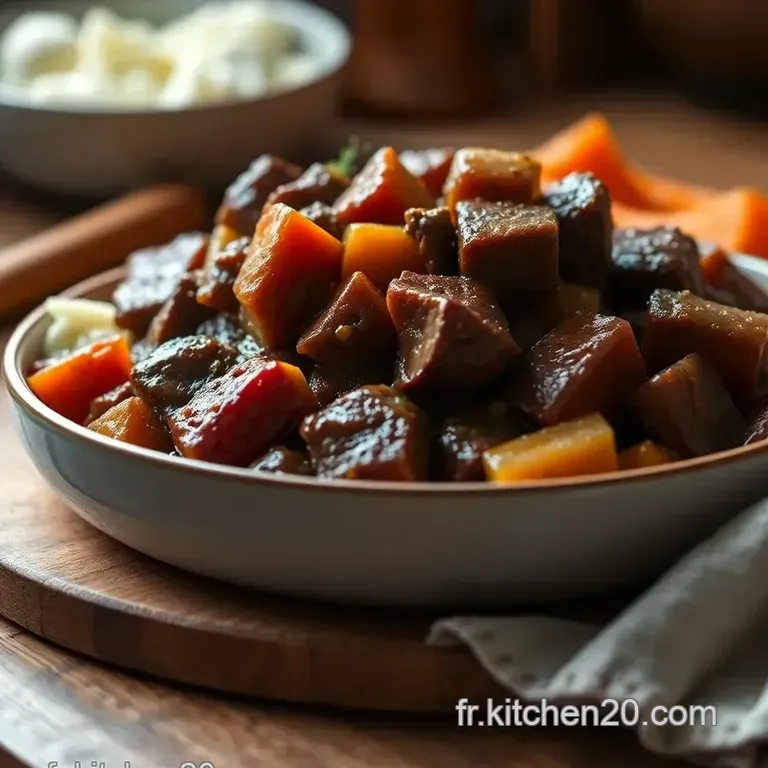 Boeuf Bourguignon: a French Classic presentation