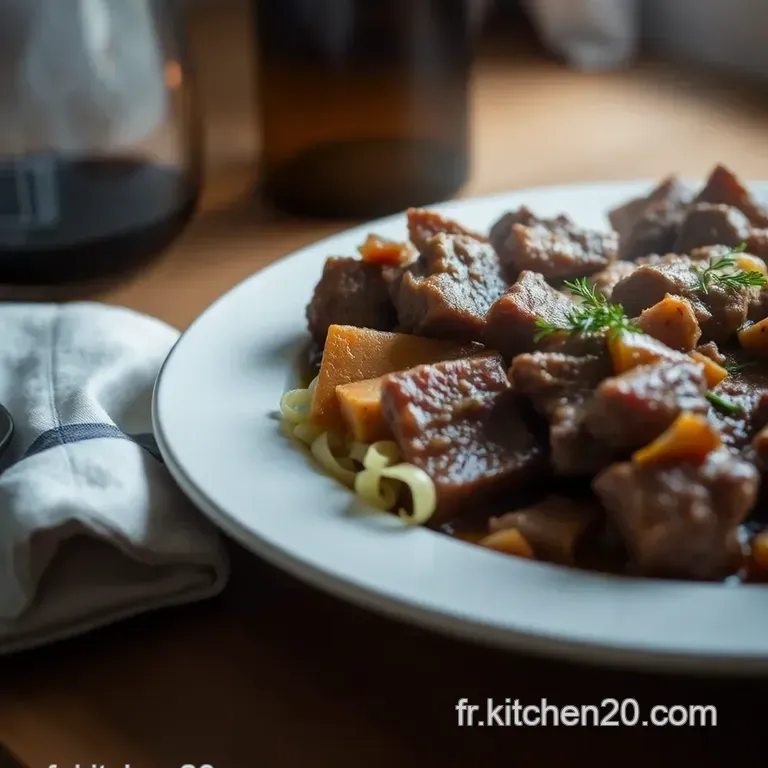 Boeuf Bourguignon &Agrave; La Grand-M&egrave;re : Un Voyage Au C&oelig;ur De La Bourgogne presentation