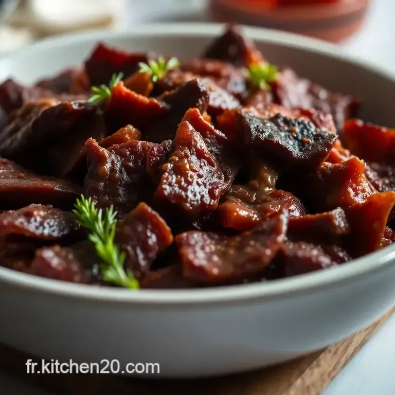 Boeuf Jerky Maison : Saveurs Authentiques &Agrave; Emporter ! presentation