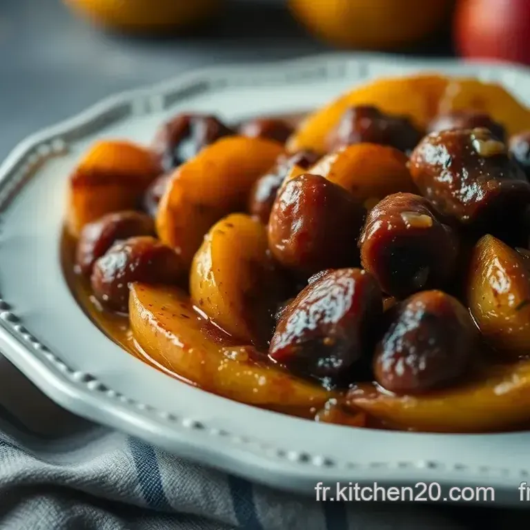 Boudin Noir aux Pommes Caram&eacute;lis&eacute;es &ndash; Tradition et Douceur