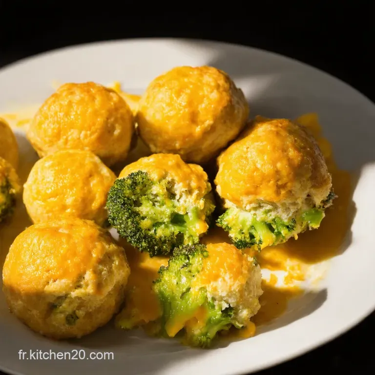 Boulettes Croustillantes Brocoli Cheddar au Four