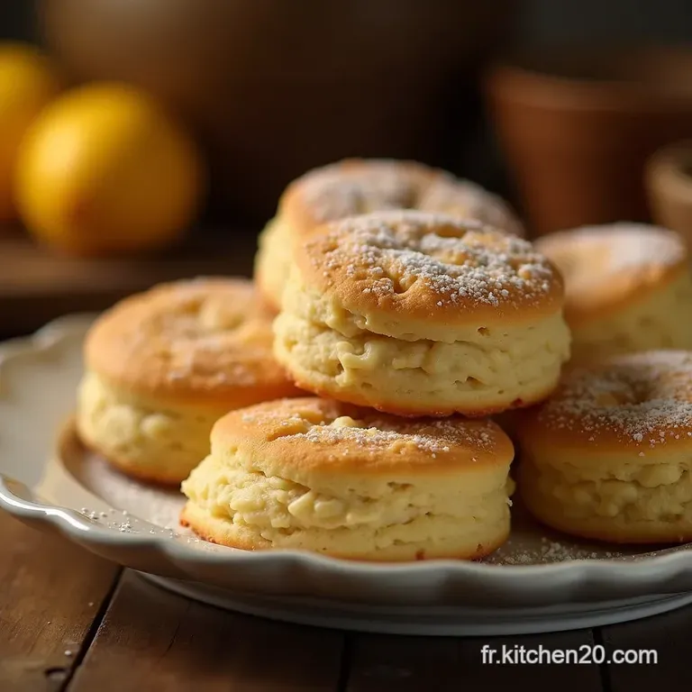 Les Vrais Bredele Biscuits De No&euml;l Alsaciens Moelleux &Agrave; Lamande Et Au Citron presentation