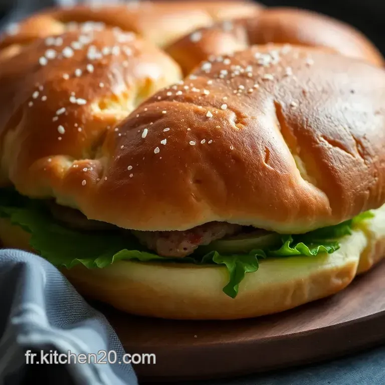 Brioche Buns: Le Petit Plaisir Boulanger presentation