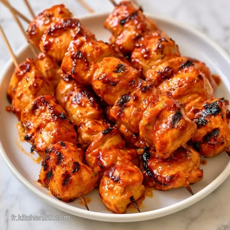 Brochettes De Poulet Turques Au Yaourt Grec