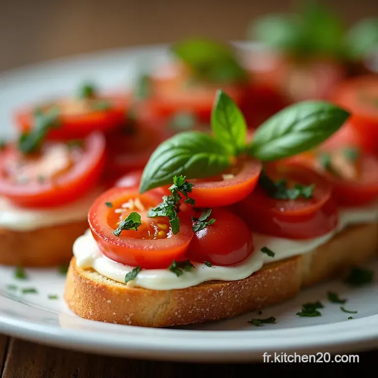 Bruschetta Express Soleil et Tomates M&ucirc;res