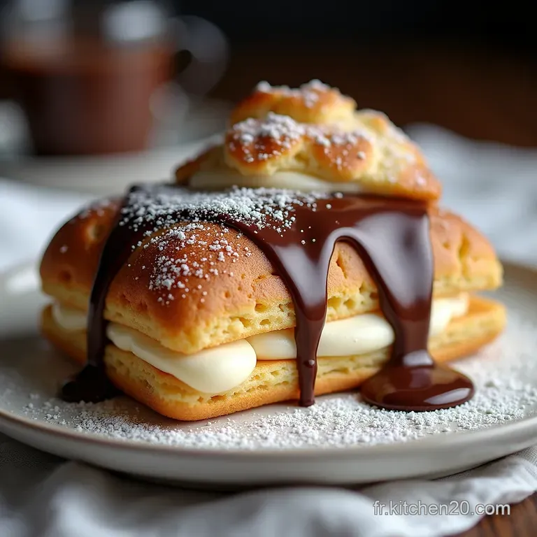 La B&ucirc;che R&ecirc;ve dHiver Biscuit Joconde Chocolat Cr&egrave;me Mousseline Vanille et Gla&ccedil;age Miroir Intense