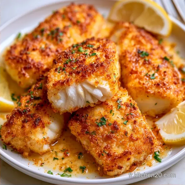 Cabillaud Cro&ucirc;te Panko au Citron