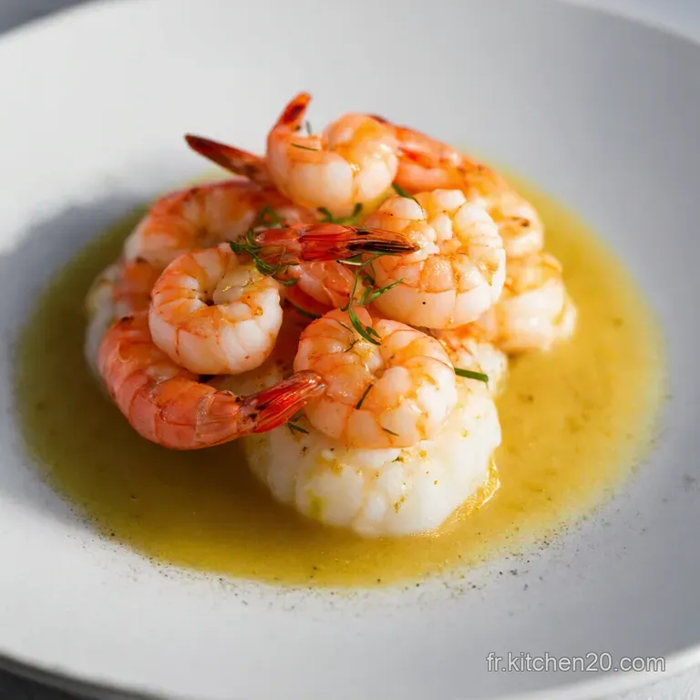 Cabillaud et Crevettes en Rago&ucirc;t Cr&eacute;meux