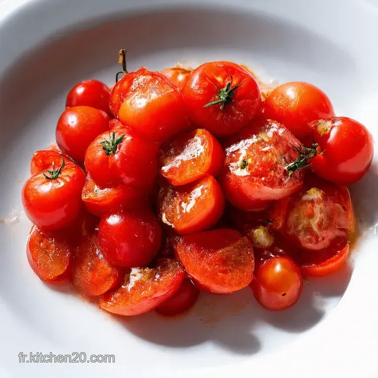 Cabillaud Saut&eacute; aux Tomates Cerises et Thym Frais