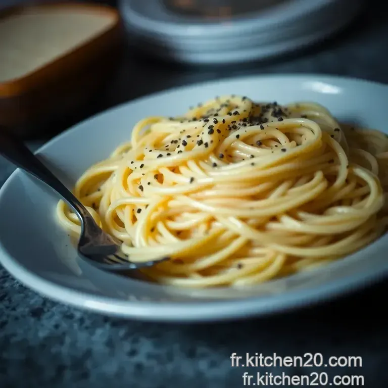 Cacio E Pepe: Le Plat De P&acirc;tes Simple Et Savoureux! presentation