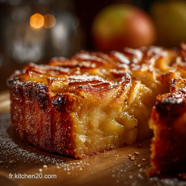 Cake &agrave; la Compote de Pommes : Le Moelleux de Grand-M&egrave;re Sans Beurre