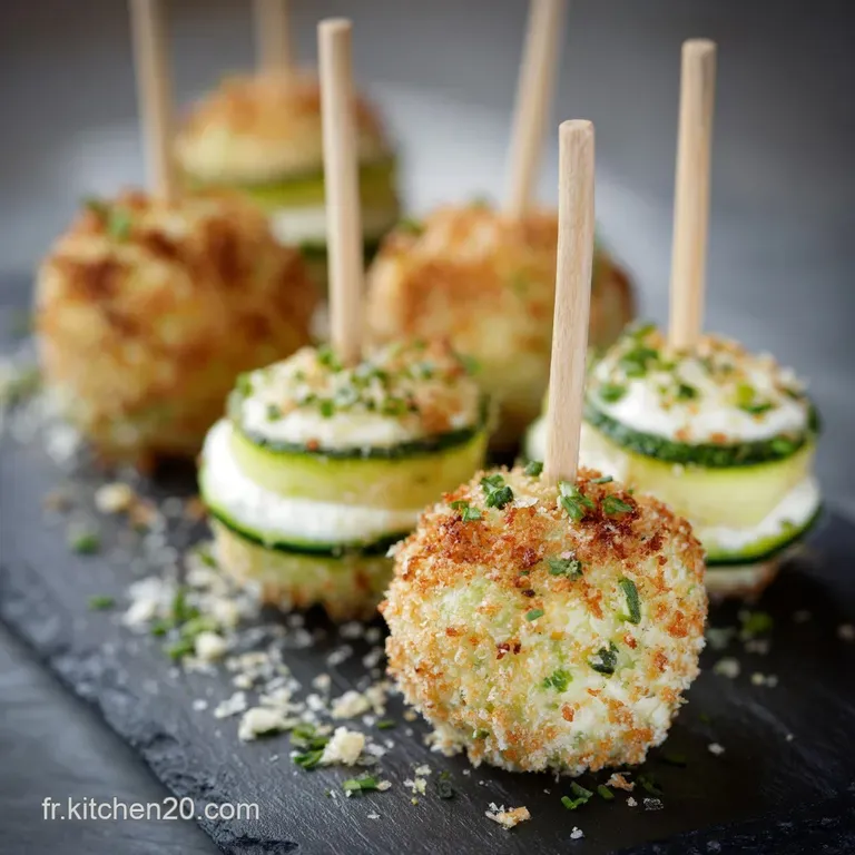Cake Pops Courgette Ch&egrave;vre La Recette &Eacute;l&eacute;gante Des Sucettes Ap&eacute;ritives Sal&eacute;es presentation