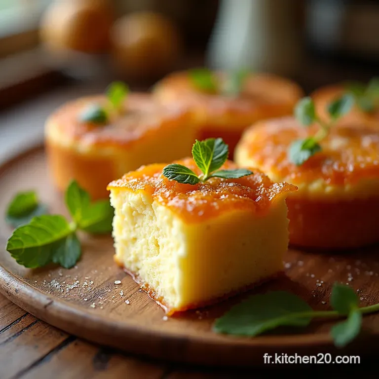 Cake Savoyard Au Camembert presentation