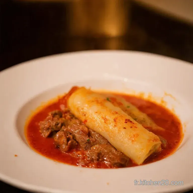 Cannellonis &Agrave; La Viande Le Plaisir Italien &Agrave; Votre Table presentation