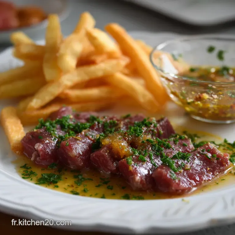 Carpaccio de Boeuf et Frites : Recette Bistro Ultime