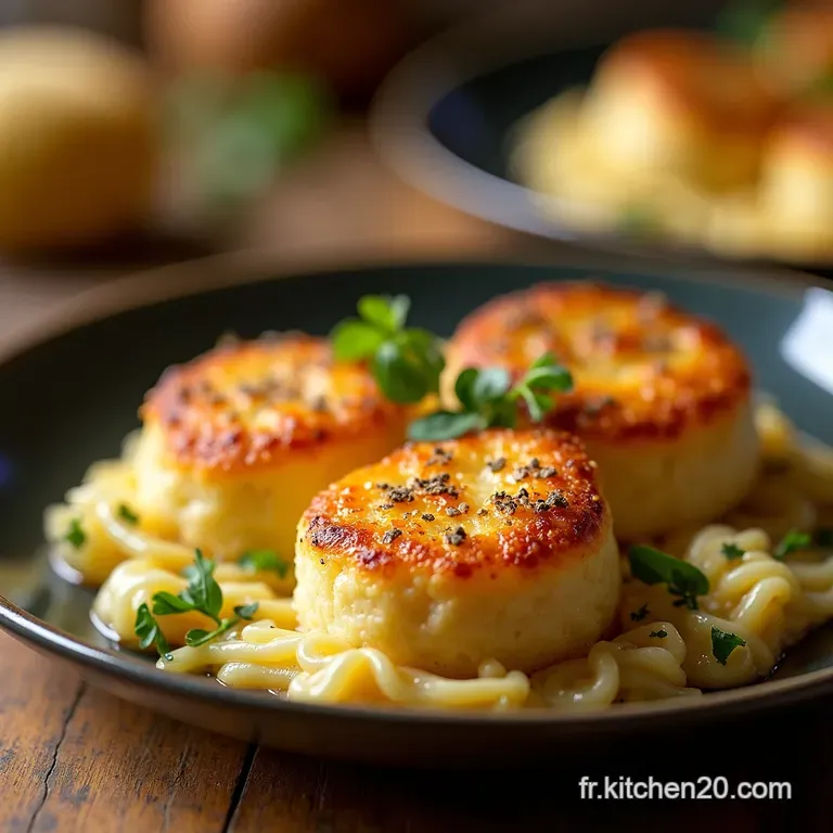 Cassolettes De Saintjacques Et Crevettes &Agrave; La Bretonne presentation