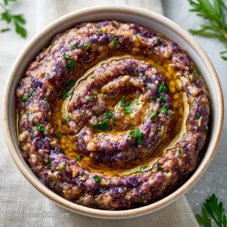 Caviar Aubergine Express Thermomix &agrave; l Ail et Citron