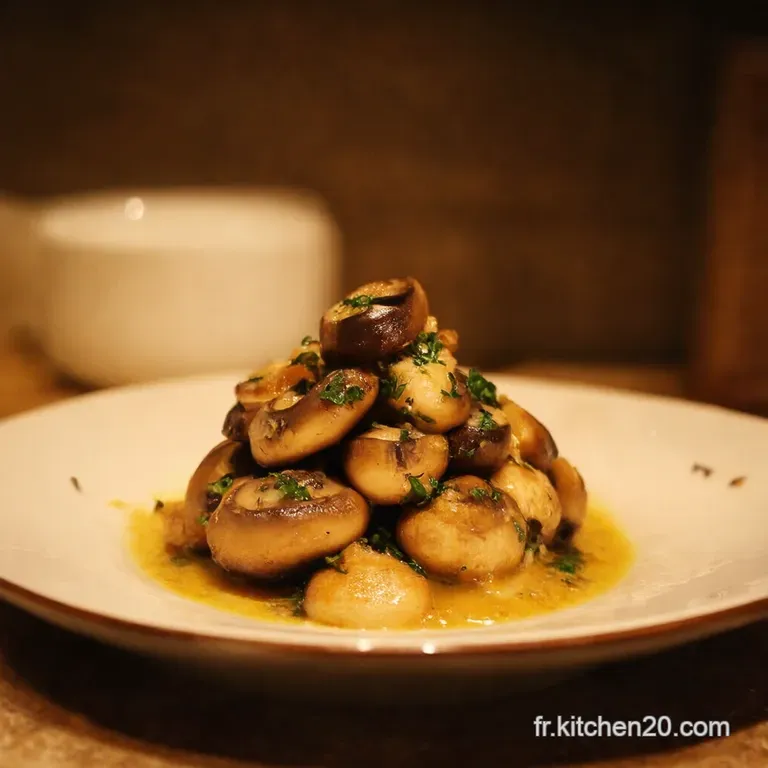 Champignons &Agrave; La Grecque Le Classique Bistrot Chez Vous presentation