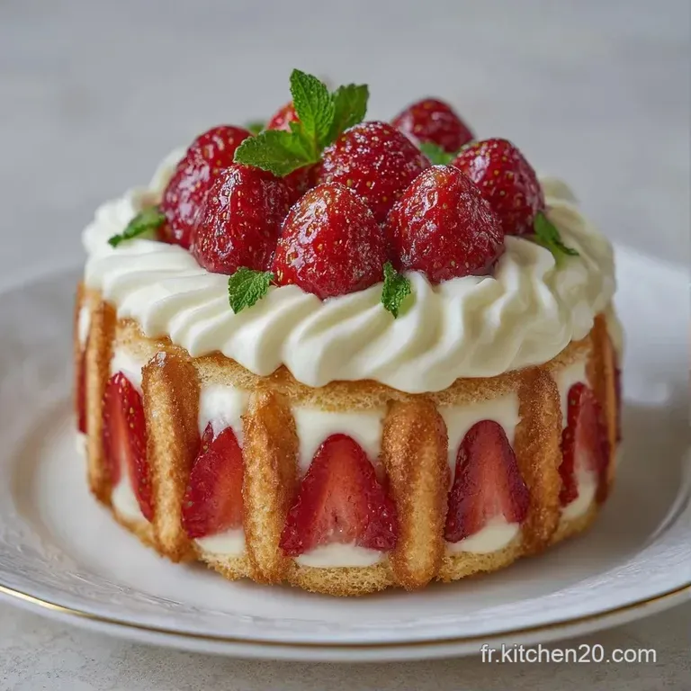 Une part triangulaire pos&eacute;e sur une assiette blanche, r&eacute;v&eacute;lant des couches de cr&egrave;me onctueuse et des fruits juteux.