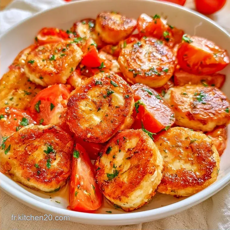 Ch&egrave;vre Pan&eacute; et Tomates: Croustillant Express
