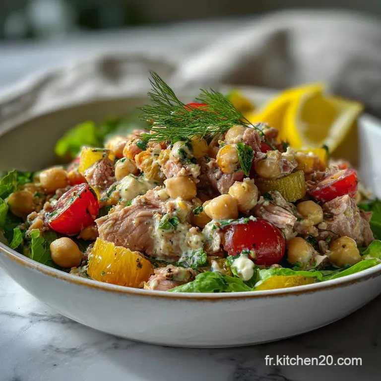 Chiches Au Thon : la Salade Fra&icirc;cheur M&eacute;diterran&eacute;enne