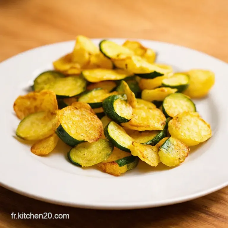 Chips De Courgettes Croustillantes Au Four presentation