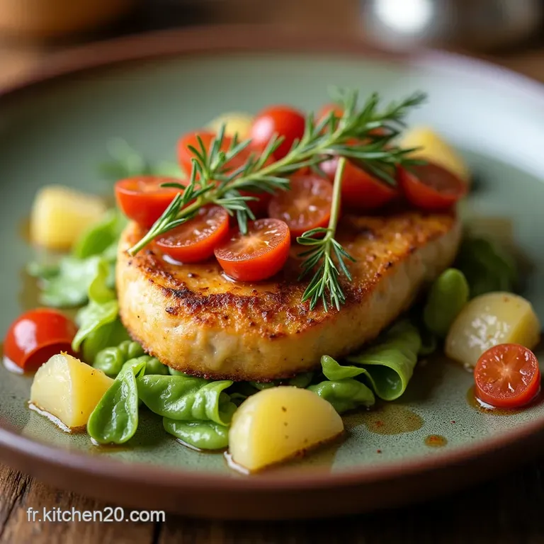 Le Chou Vert Confiseur Brais&eacute; Lent aux Saucisses Fum&eacute;es et Pommes de Terre Douces
