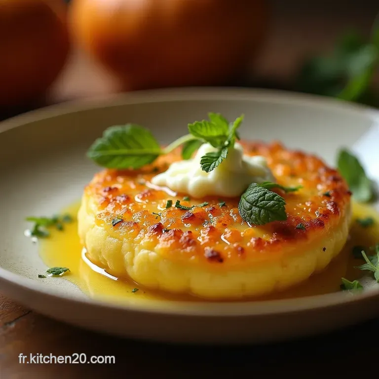 Choufleur Croustillant &Agrave; Lail Et Au Parmesan Le Petit Nuage Dor&eacute; presentation