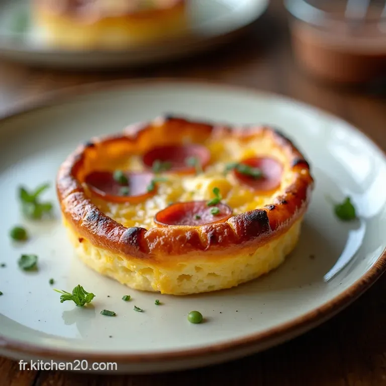 Clafoutis au Jambon et au Parmesan