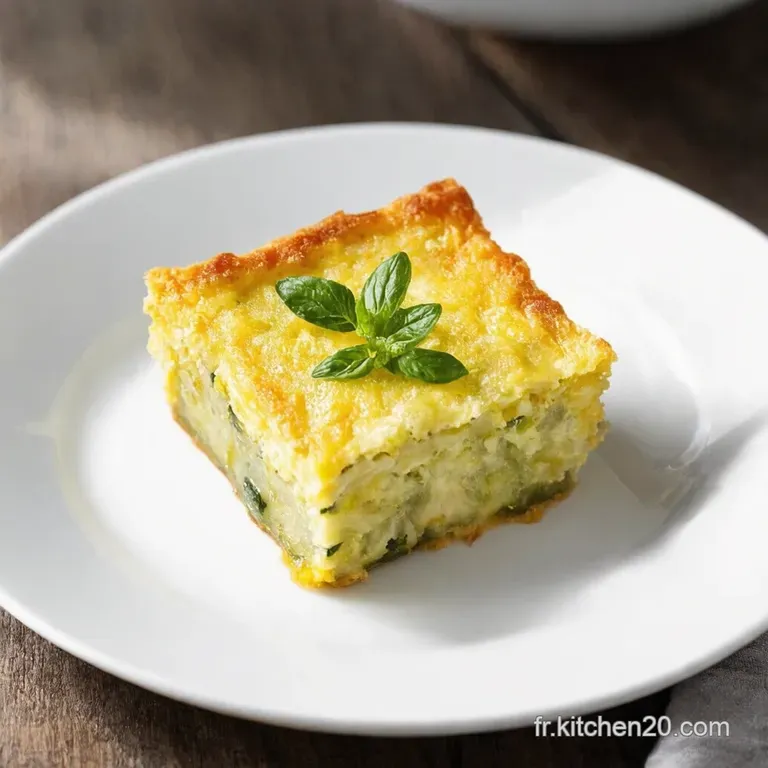 Clafoutis aux Courgettes et Parmesan