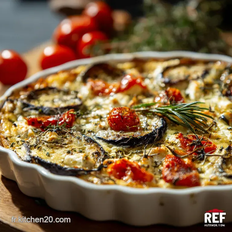 Recette Clafoutis Sal&eacute; Aubergine Ch&egrave;vre Clafoutis : Version Proven&ccedil;ale Chic Et Facile presentation