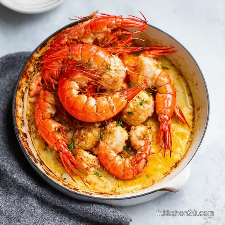 Cocotte SaintJacques Langoustines au Safran