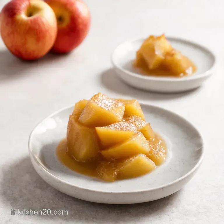 Compote de Pommes &agrave; la Cannelle et au Calvados