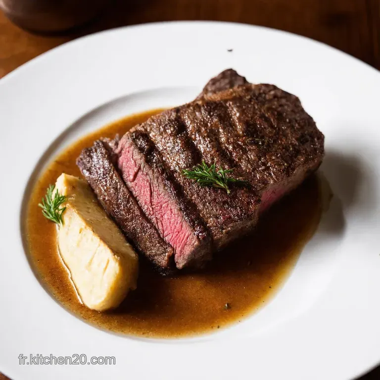 C&ocirc;te Basse de Boeuf Sauce au Beurre Ma&icirc;tre dH&ocirc;tel