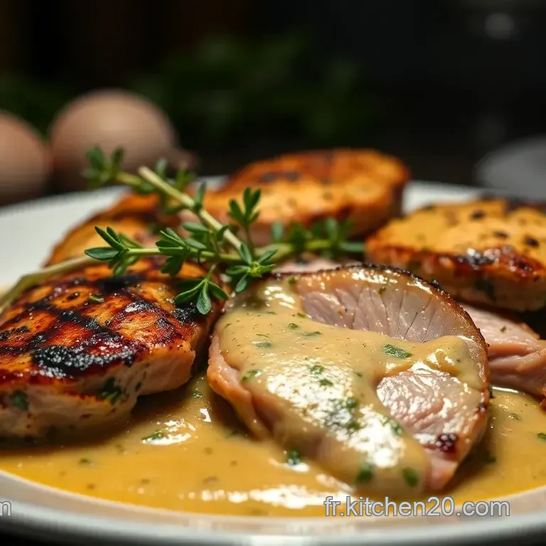 C&ocirc;telettes de Veau &agrave; la Moutarde et aux Herbes