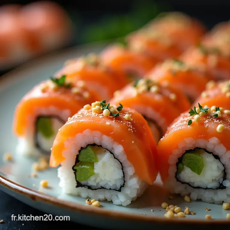 Coupes de Sushi D&eacute;structur&eacute;es Le Bol Fra&icirc;cheur Express au Saumon