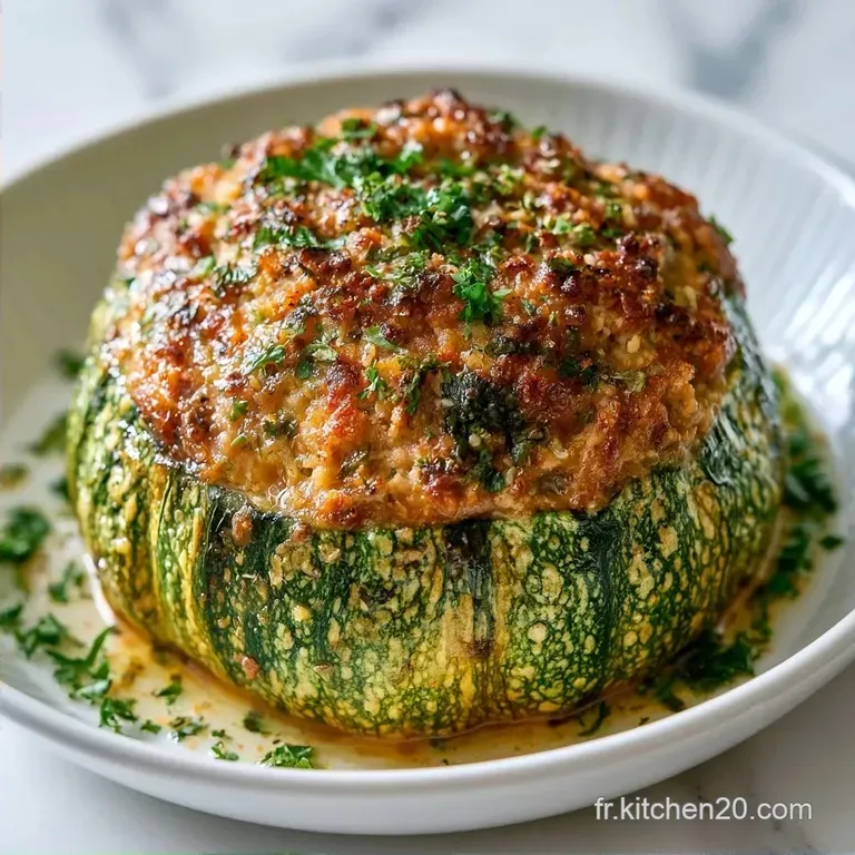 Courgette Farcie Ronde: Recette Fondante