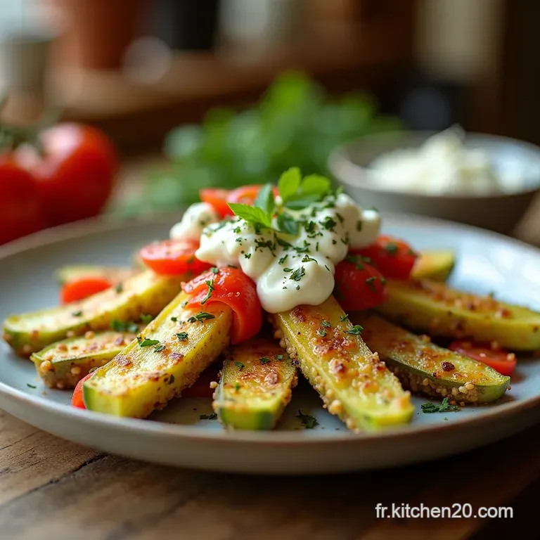 Courgettes Farcies Express Au Quinoa Et Feta Sauce Tomate L&eacute;g&egrave;re presentation