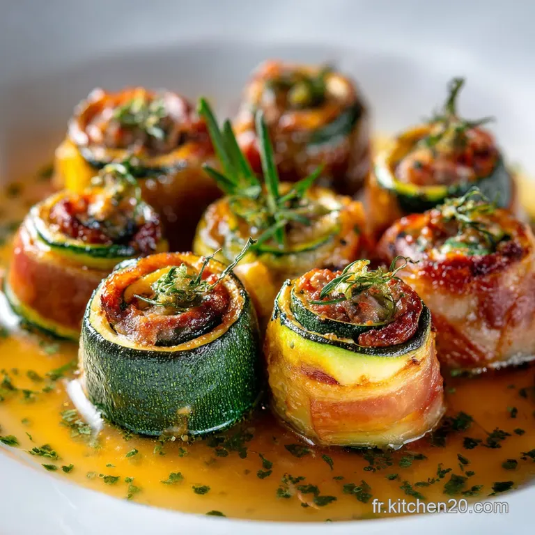 Les Courgettes Rondes Farcies &Agrave; La Viande Fa&ccedil;on Grandm&egrave;re presentation