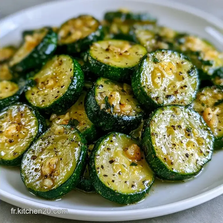 Courgettes Po&ecirc;l&eacute;es &Agrave; L Ail au Citron