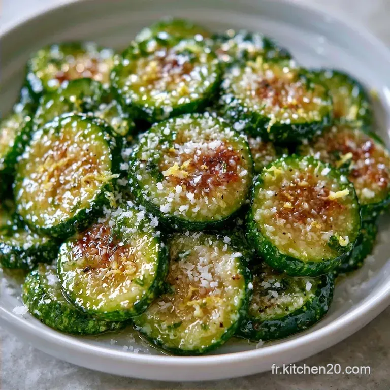 Courgettes Po&ecirc;l&eacute;es au Parmesan et Citron