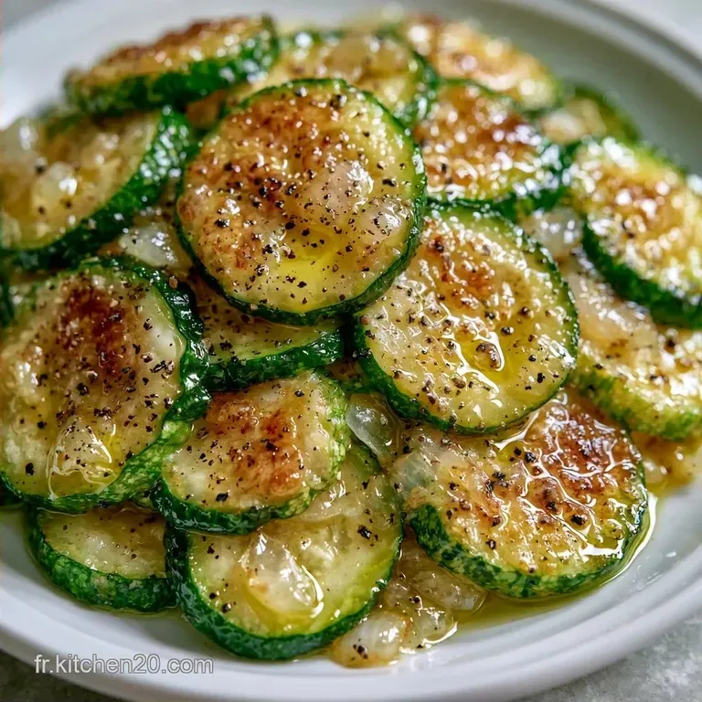 Courgettes Saut&eacute;es Faciles &agrave; l Ail